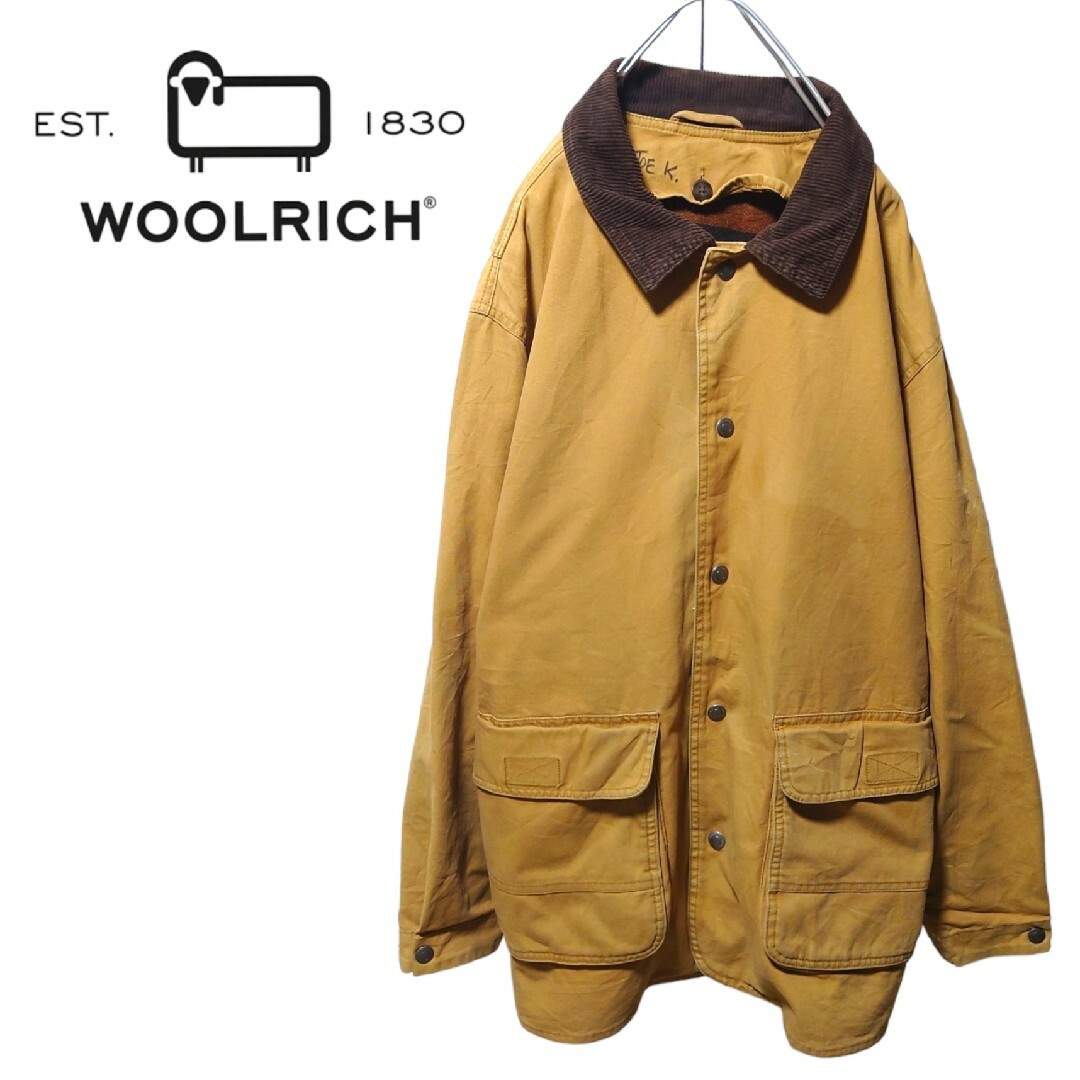 【WOOLRICH】コーデュロイ襟 ハンティングジャケット A-1264 | フリマアプリ ラクマ