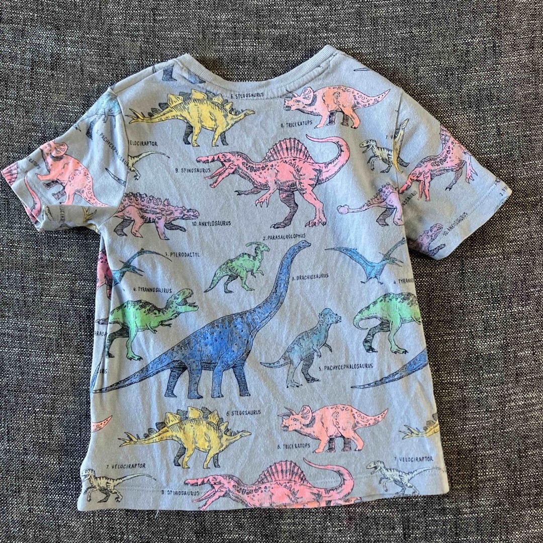 GAP(ギャップ)の恐竜　半袖Tシャツ キッズ/ベビー/マタニティのキッズ服男の子用(90cm~)(Tシャツ/カットソー)の商品写真