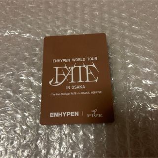 ENHYPEN - ENHYPEN FATE HEPFIVE 限定 大阪 トレカ ジョンウォンの通販 ...