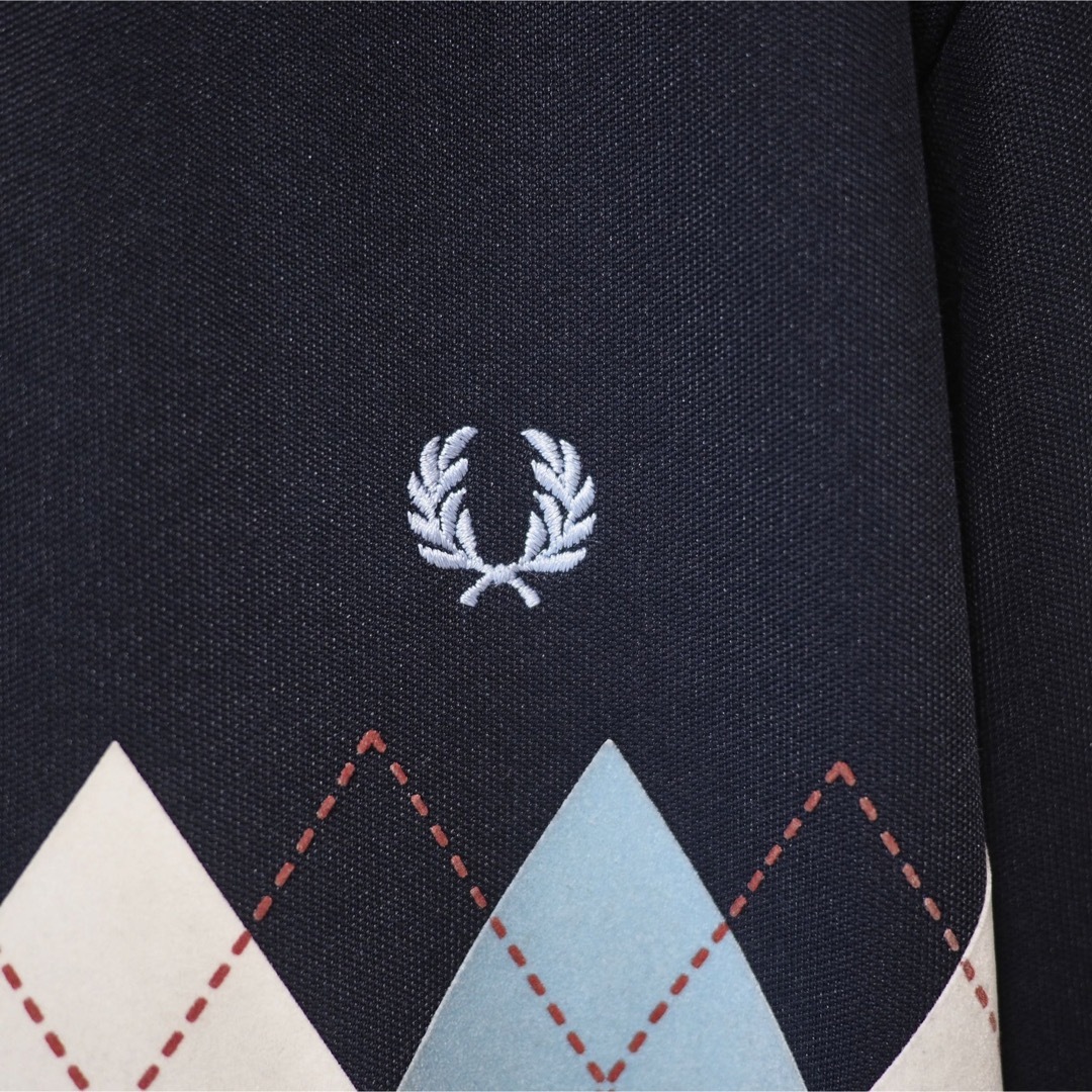 FRED PERRY - FRED PERRY アーガイルトラックジャケット-Navy/Mの通販
