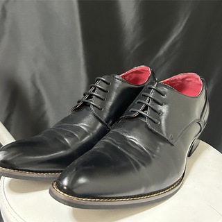 【⠀ジーノ  】  ビジネスシューズ 革靴 BLACK メンズ24.5 cm(ドレス/ビジネス)