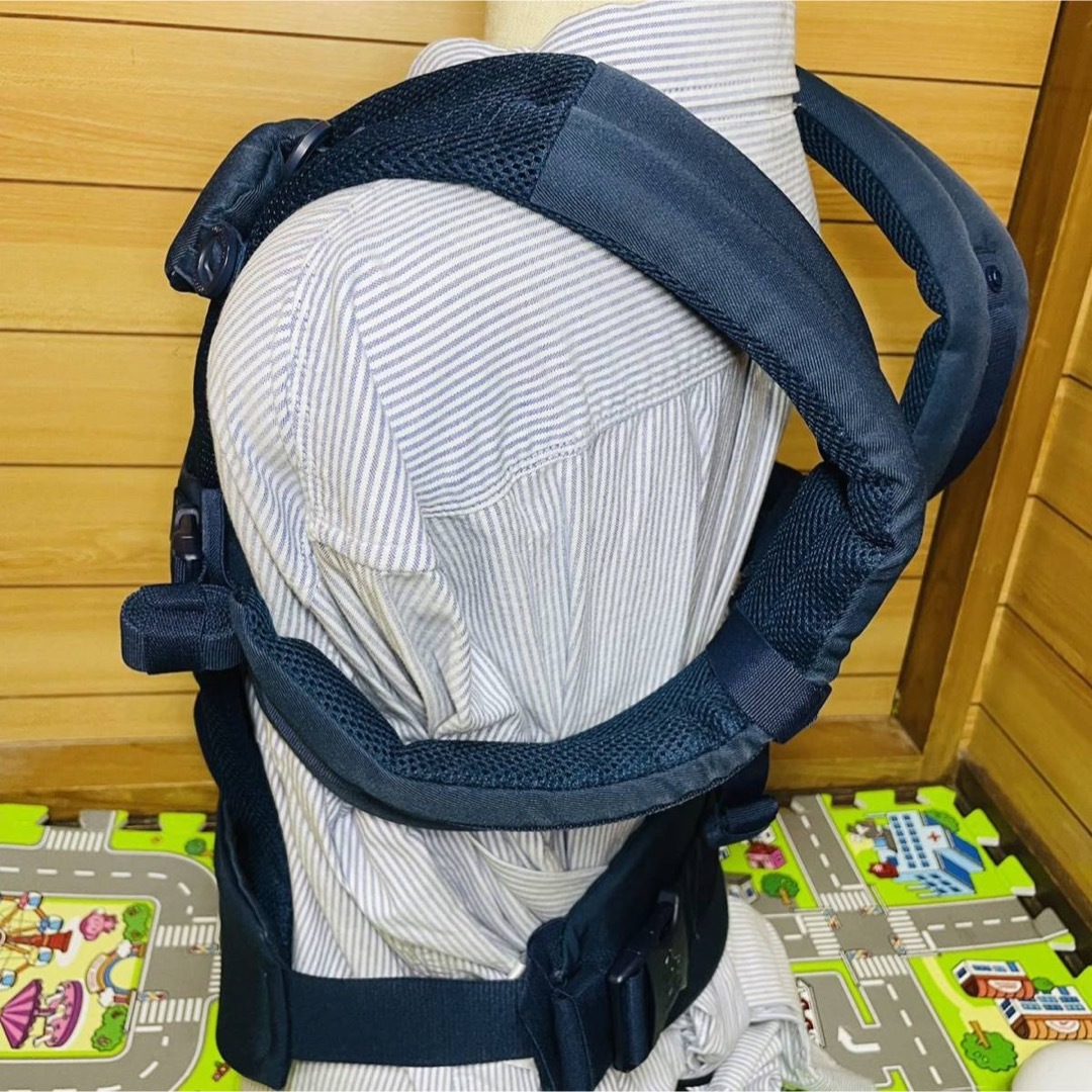 美品 エルゴベビー Ergobaby アダプトクールエア ディープブルー