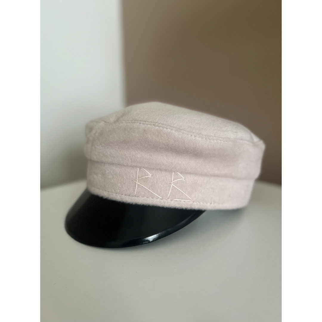 Ruslan Baginskiy Pink Wool Baker Boy Cap レディースの帽子(キャスケット)の商品写真