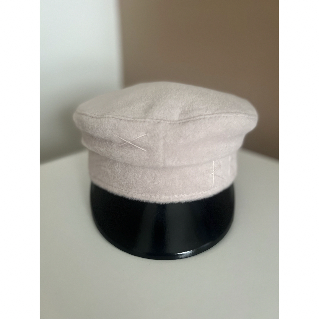 Ruslan Baginskiy Pink Wool Baker Boy Cap レディースの帽子(キャスケット)の商品写真
