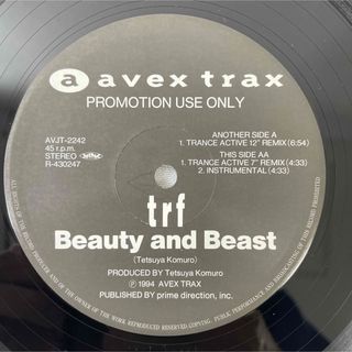 trf / Beauty And Beast【12"JPプロモ】(クラブ/ダンス)