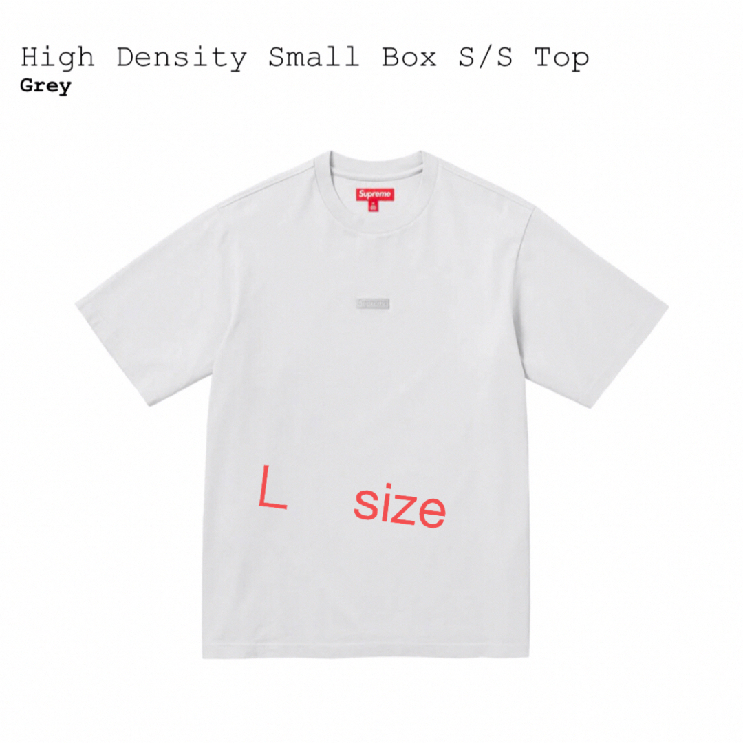 Supreme - 【新品】High Density Small Box S/S Topの+