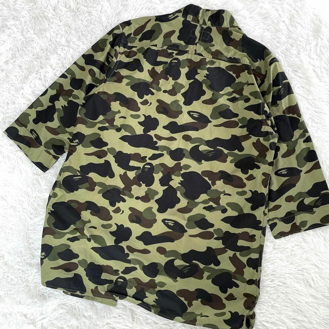 極美品『A BATHING APE』1ST CAMO KIMONO SHIRT