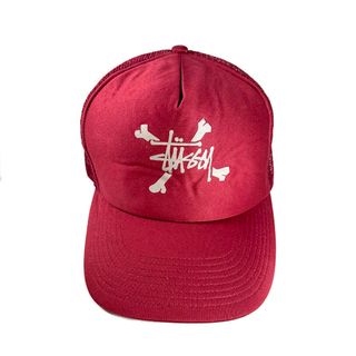 ステューシー(STUSSY)のstussy 90s mesh cap cross born Burgundy(キャップ)