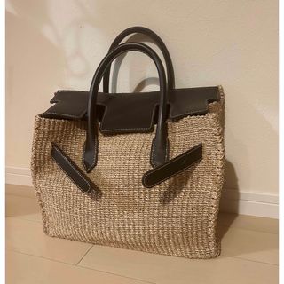 ABACA100%フラップ新品未使用 タグ付き sea かごバーキン