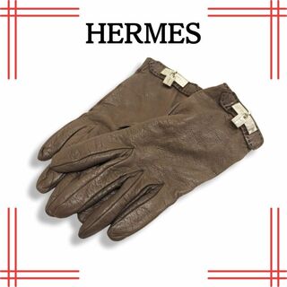 エルメス(Hermes)のエルメス HERMES　ケリー ラムスキン グローブ(手袋)