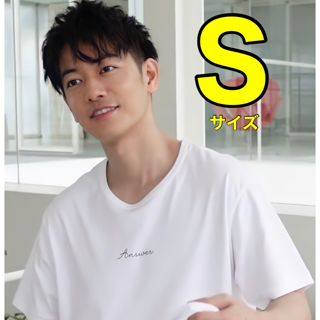 Sサイズ(0)【新品】abyts 佐藤健 answer Tシャツ tee 半袖