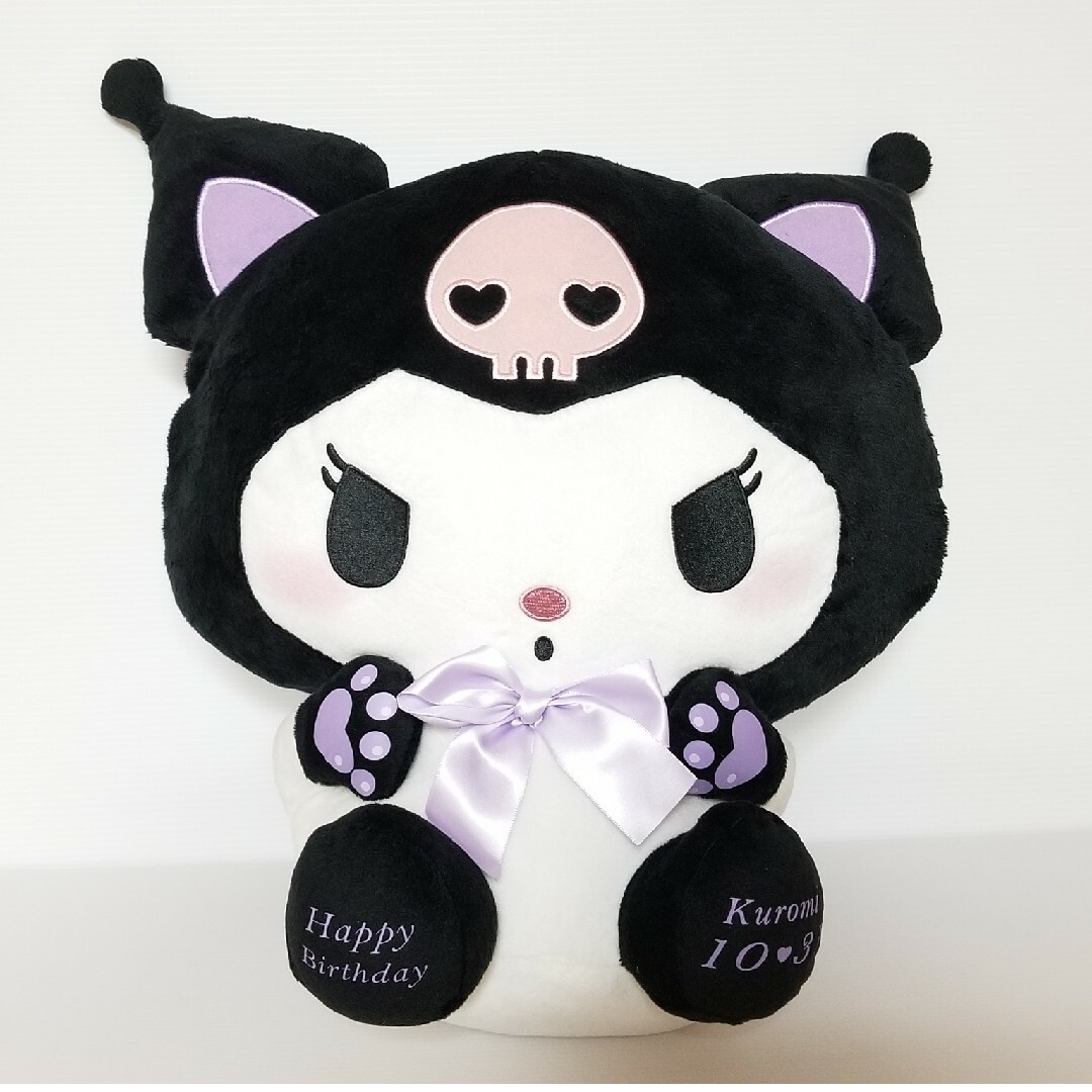 クロミ　黒猫コスプレ　お誕生日　超BIG ぬいぐるみ | フリマアプリ ラクマ