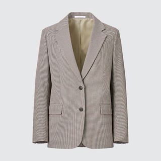 ユニクロ(UNIQLO)のUNIQLO リラックステーラードジャケット（チェック）XL(テーラードジャケット)