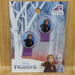 ディズニー(Disney)のアナ雪アナ ワッペン 名札用(ネームタグ)