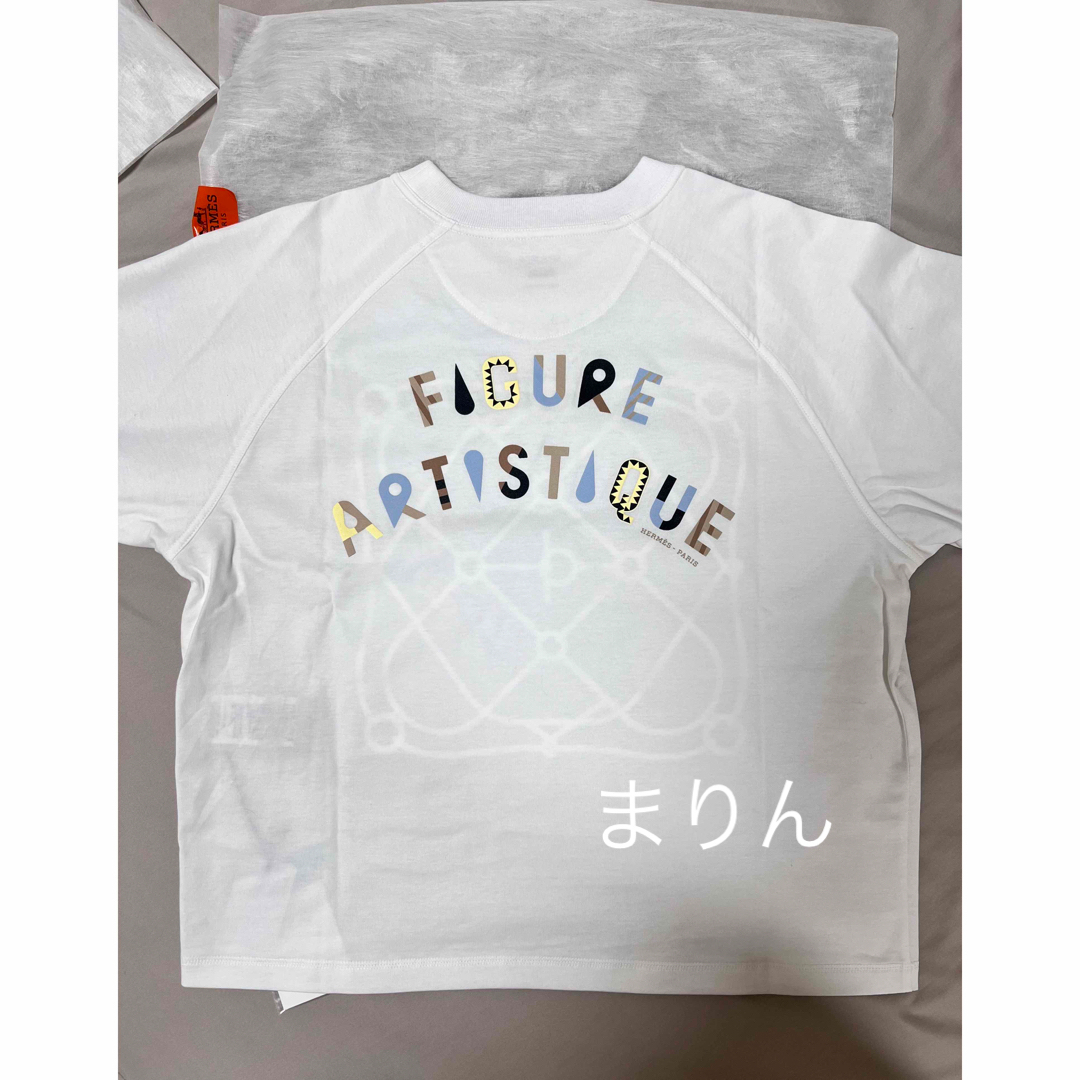 エルメス 2023 Tシャツ  フィギュール・アーティスティック 34 白
