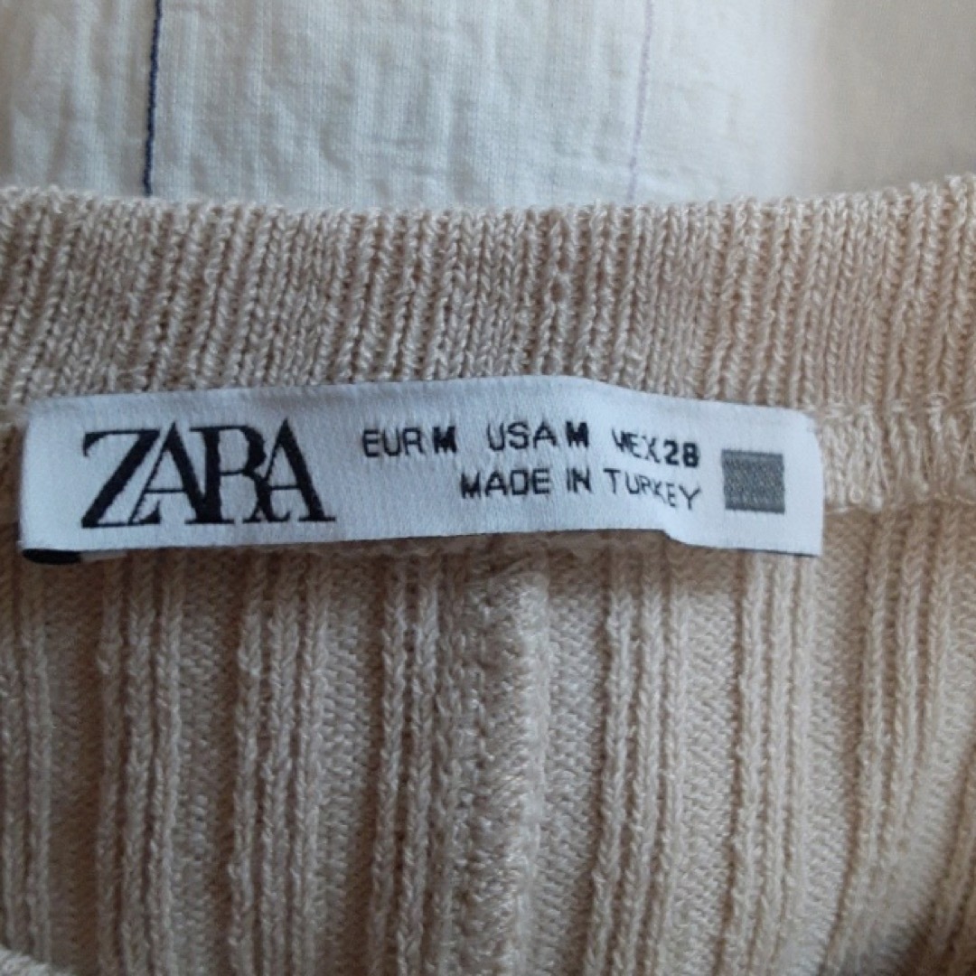 ZARA(ザラ)の【ZARA】切り替え ワンピース  ストライプ シンプル ガーリー ホワイト  レディースのワンピース(ロングワンピース/マキシワンピース)の商品写真