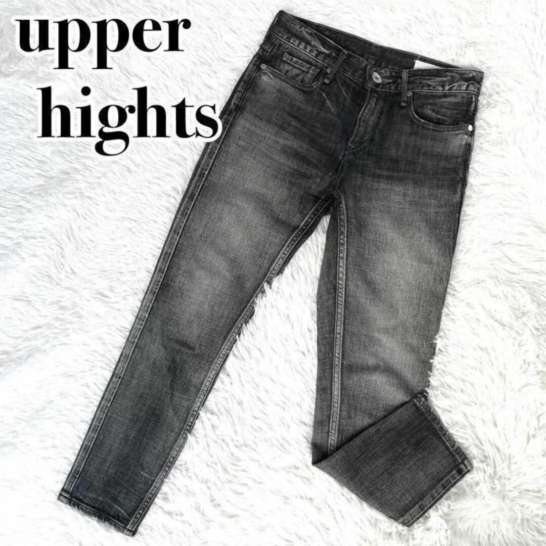 『upper hights』THE STELLA ブラック デニム-