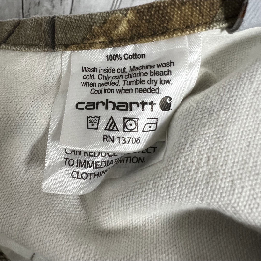 carhartt - 美品!carhartt リアルツリーカモオーバーオール!裏