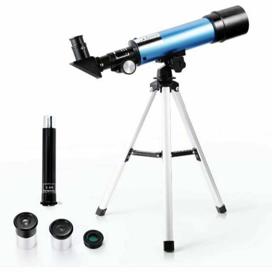天体望遠鏡 望遠鏡 天体観測 90X倍率 360mm焦点距離 50mm口径 新品