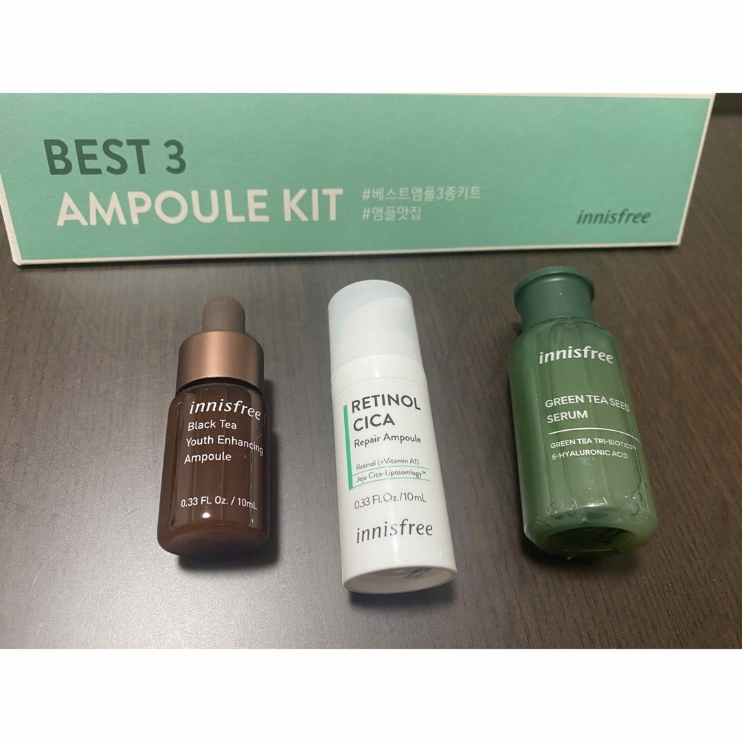 Innisfree(イニスフリー)のイニスフリー  BEST3  AMPOULE KIT コスメ/美容のキット/セット(サンプル/トライアルキット)の商品写真