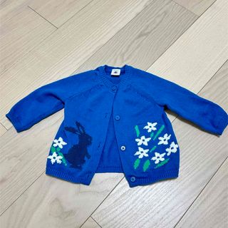 プチバトー(PETIT BATEAU)のプチバトー　12m 74(カーディガン/ボレロ)