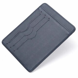 訳アリ カードケース  本革 薄型 スリム カード入れ プレゼント ブラック(折り財布)