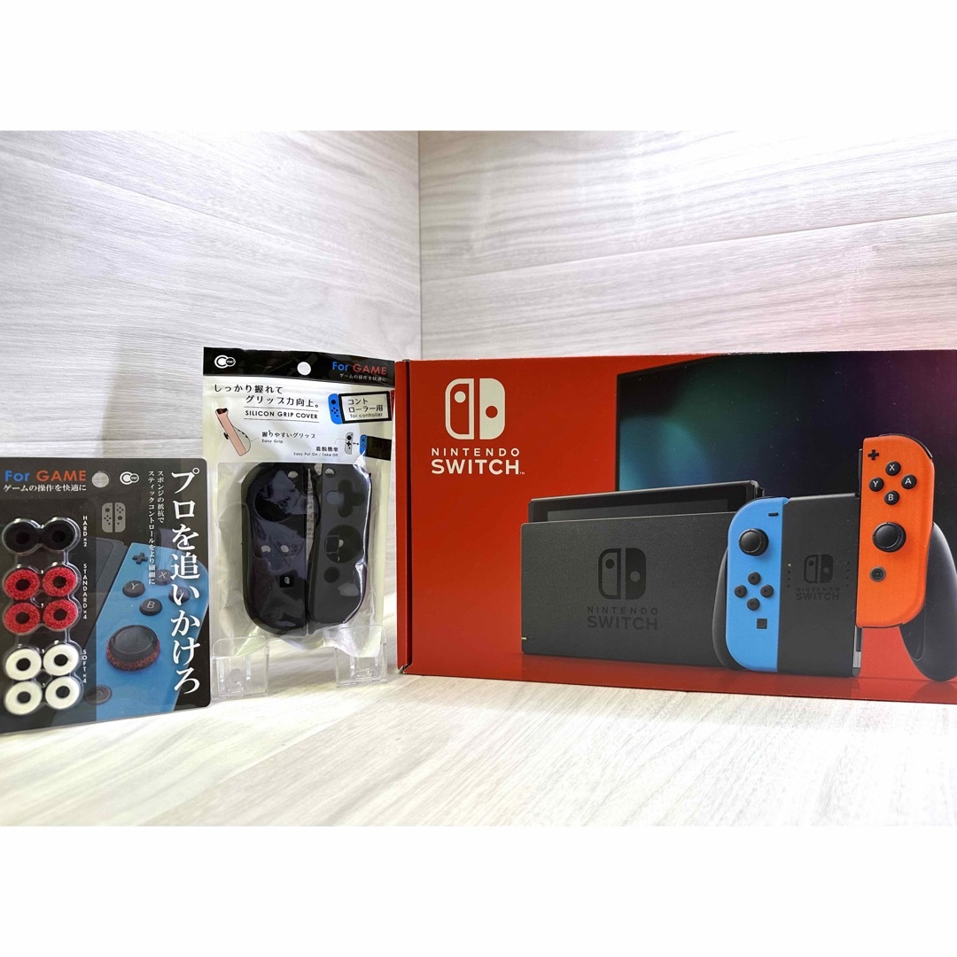 新型 Nintendo Switch バッテリー強化型 完動品・付属品完備