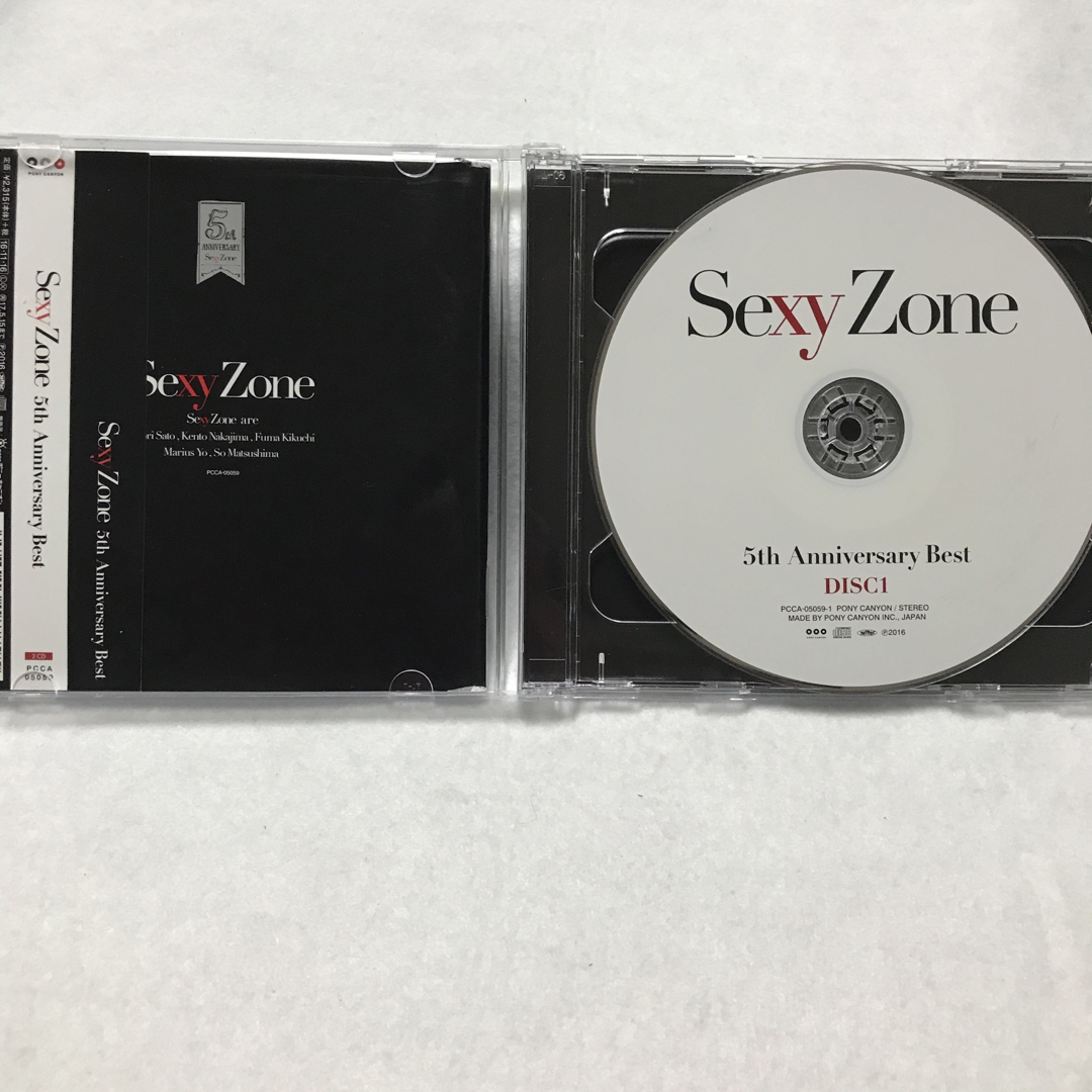 Sexy Zone(セクシー ゾーン)のSexy Zone 5th Anniversary Best（5th Anniv エンタメ/ホビーのCD(ポップス/ロック(邦楽))の商品写真