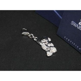 スワロフスキー(SWAROVSKI)の■新品■未使用■ SWAROVSKI スワロフスキー ラインストーン ベアー くま キーホルダー チャーム レディース シルバー系 DD1327(その他)