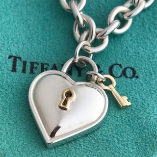 Tiffany ロックハート キー ネックレス美品希少