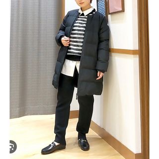 シップスフォーウィメン(SHIPS for women)のSHIPS Primary NavyLabel  ウールニットパンツ(カジュアルパンツ)