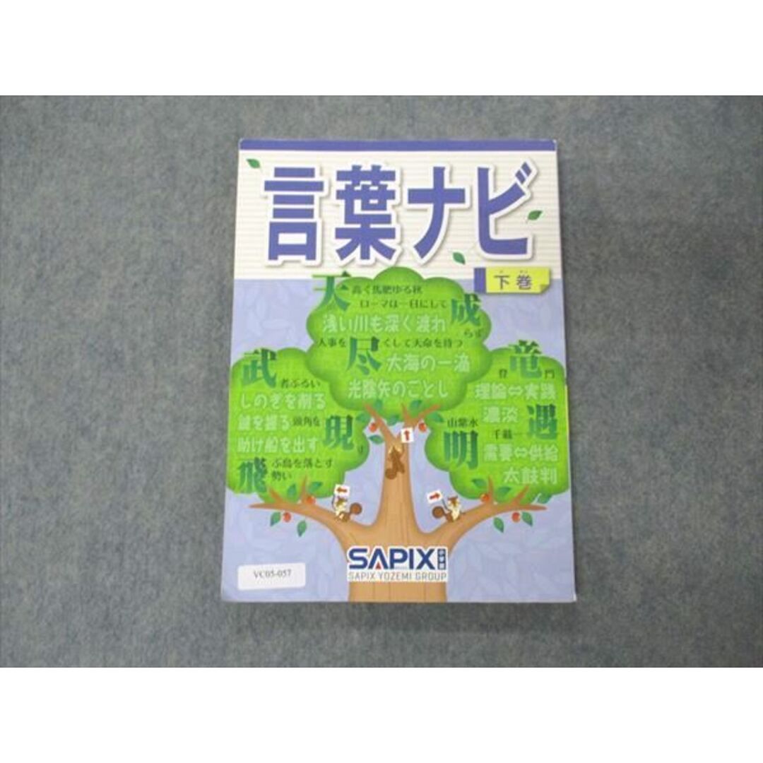 VC05-057 SAPIX 言葉ナビ 下巻 2019 12m2D