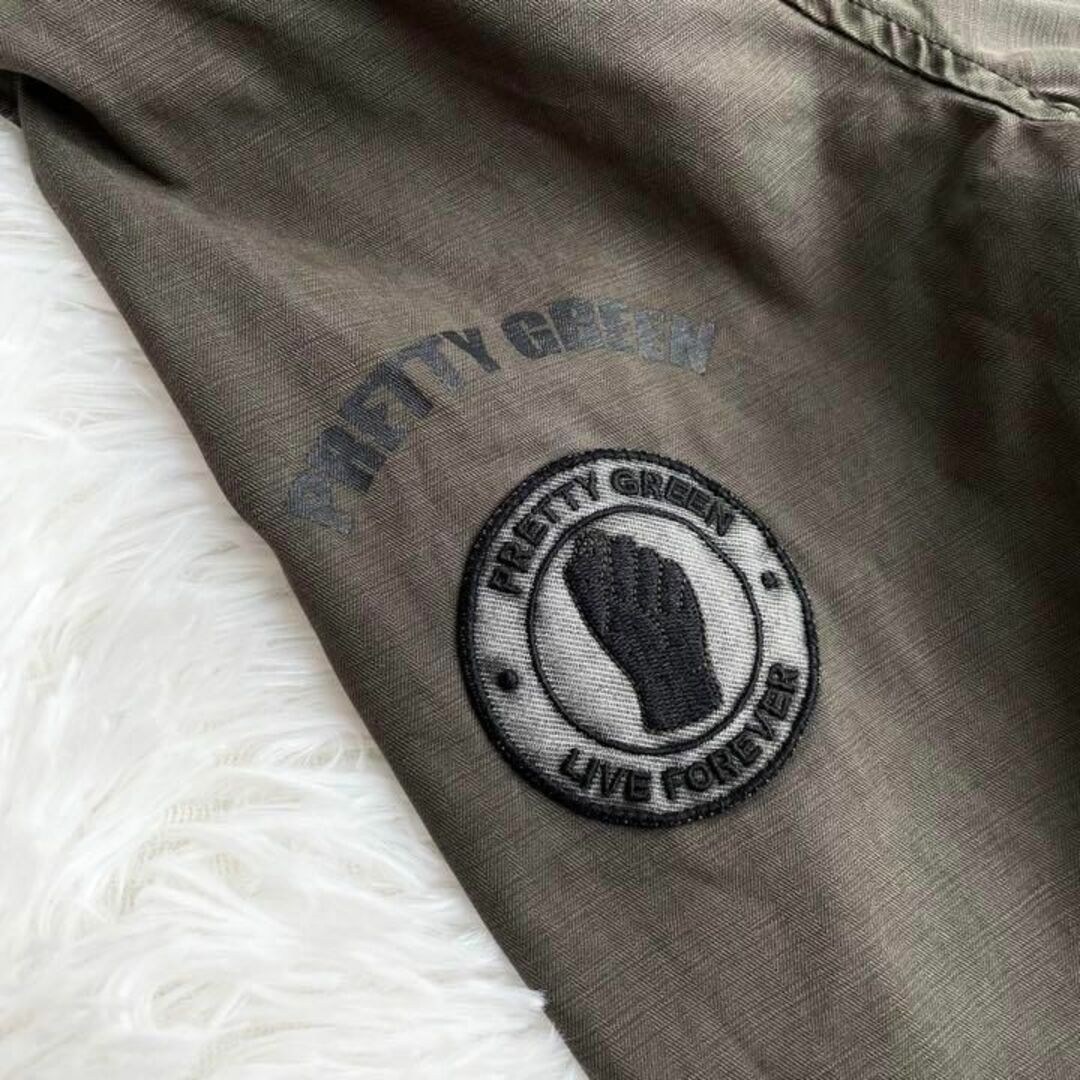 激レア『PRETTY GREEN』M-65 ミリタリージャケット《裏デザイン》-