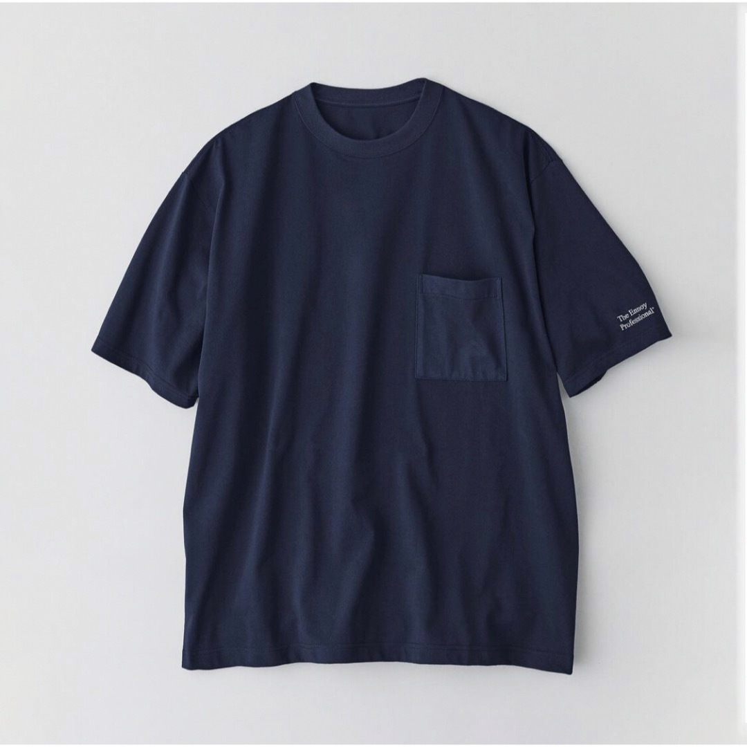 ennoy  POCKET S/S T-SHIRT   Lサイズ　ネイビー