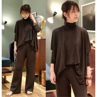 ドゥーズィエムクラス CELERI 17AW パフスリーブニット 黒 ☆超美品☆