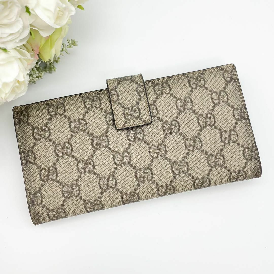 Gucci - 極美品 GUCCI グッチ インターロッキング GGスプリーム 長財布