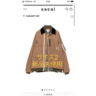 サカイ(sacai)のsacai x Carhartt WIP Canvas x MA-1 size2(ブルゾン)