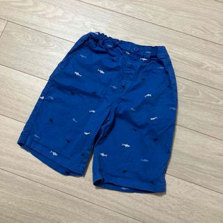 ユニクロ(UNIQLO)のUNIQLO ユニクロ　ハーフパンツ　鮫柄　ブルー　140(パンツ/スパッツ)