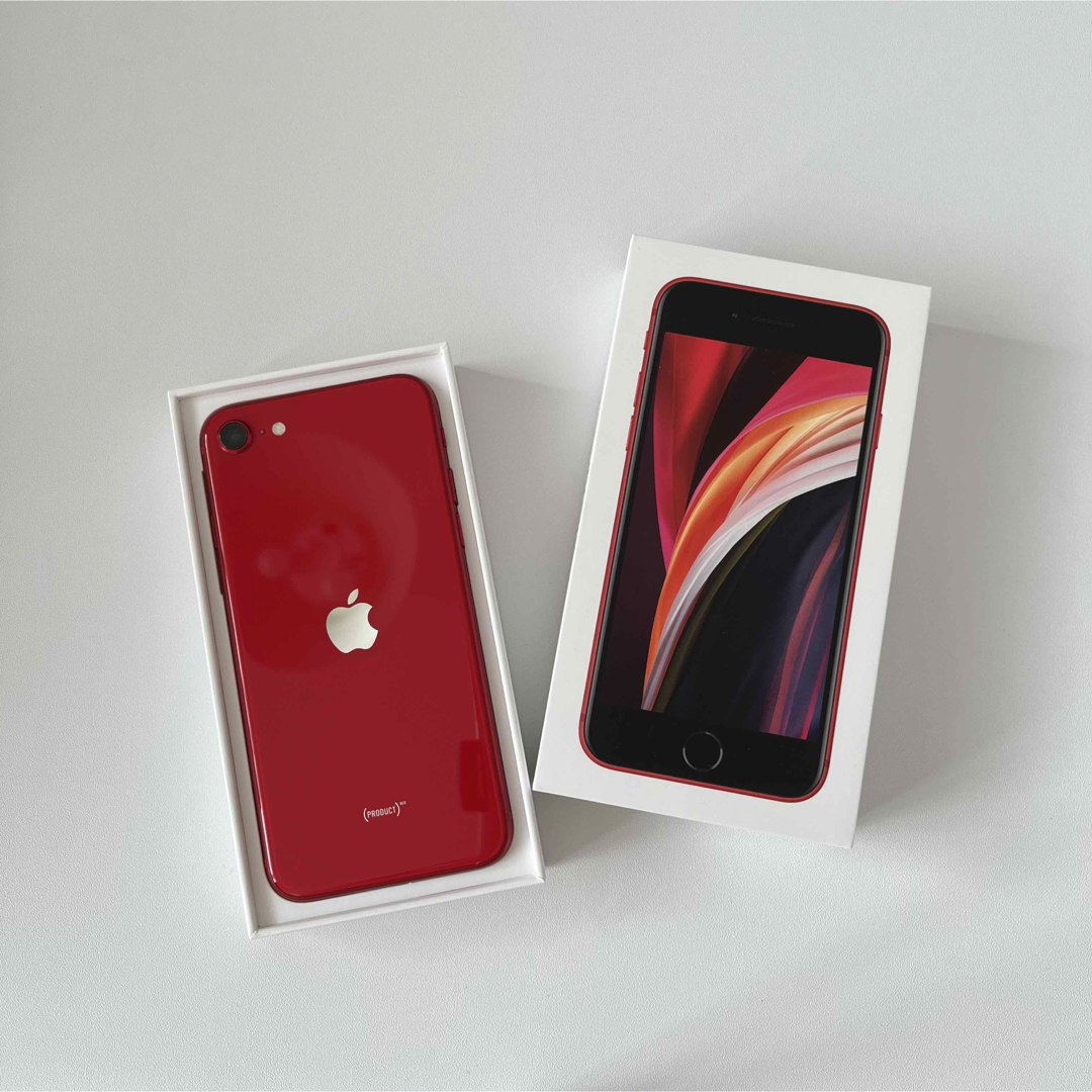 Apple   iPhone SE 第2世代 SE2 レッド  GB SIMフリー 箱付の通販