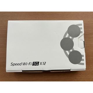 エヌイーシー(NEC)のKDDI NEC Speed Wi-Fi 5G X12箱のみ(PC周辺機器)