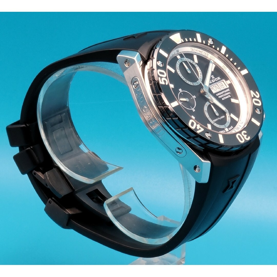 EDOX - 動作品【中古】EDOX 01117-3-NINRA クロノオフショワの通販 by