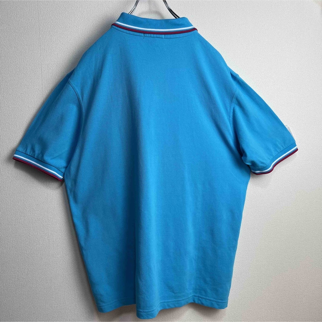 FRED PERRY(フレッドペリー)の大人気　フレッドペリー　ポロシャツ　M12 ライトブルー　ピンク　ホワイト　XL メンズのトップス(ポロシャツ)の商品写真