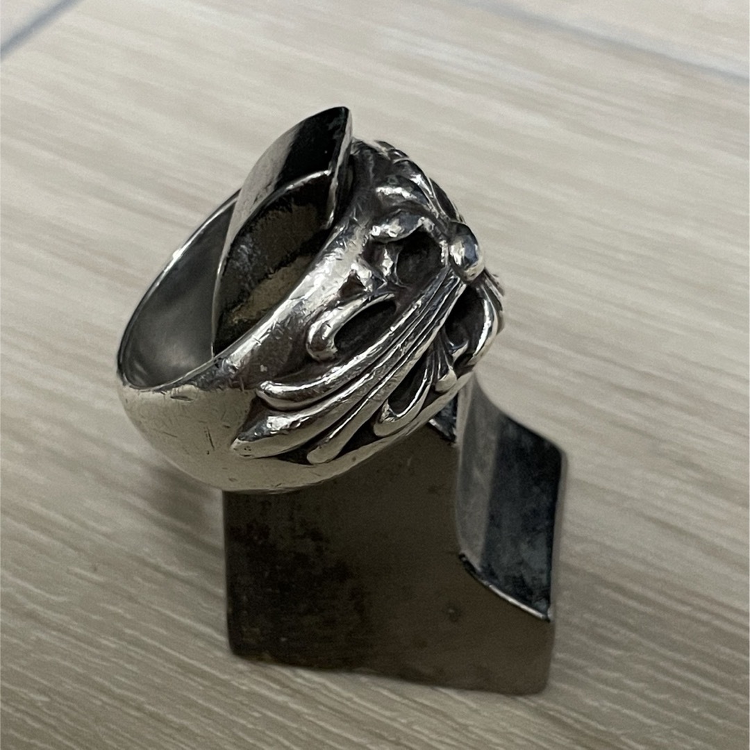 Chrome Hearts(クロムハーツ)の【美品】早い者勝ち鑑定済クロムハーツ フローラルクロスリング17号〜18号 メンズのアクセサリー(リング(指輪))の商品写真