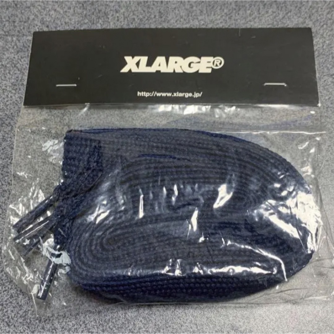 XLARGE mita sneakers ファットシューレース 紺 非売品