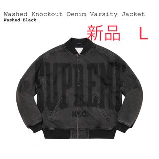 シュプリーム(Supreme)の新品 L supreme Denim Varsity Jacket 22fw(Gジャン/デニムジャケット)