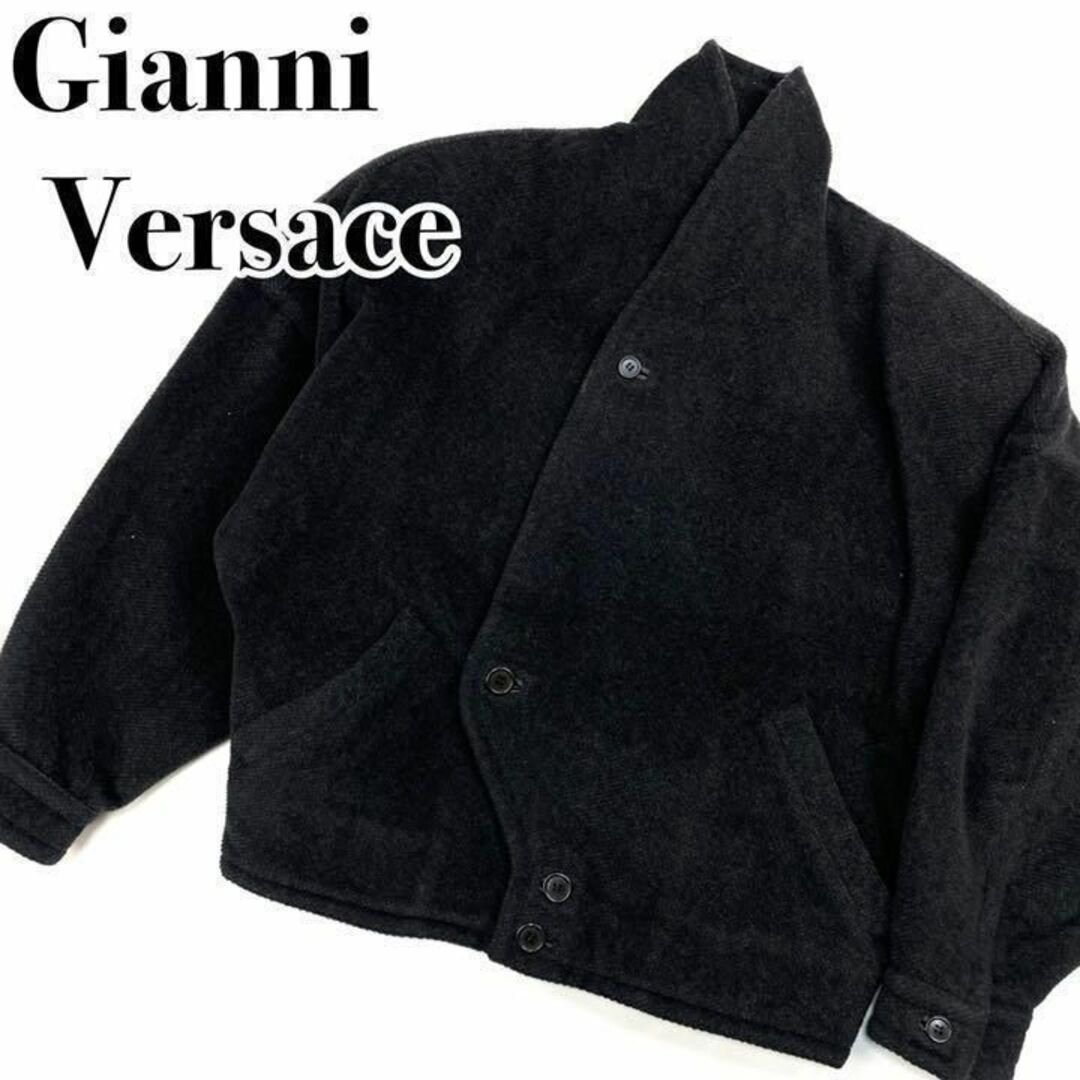 超希少◎80's『Gianni Versace』ジャンニ期 ウール コート.