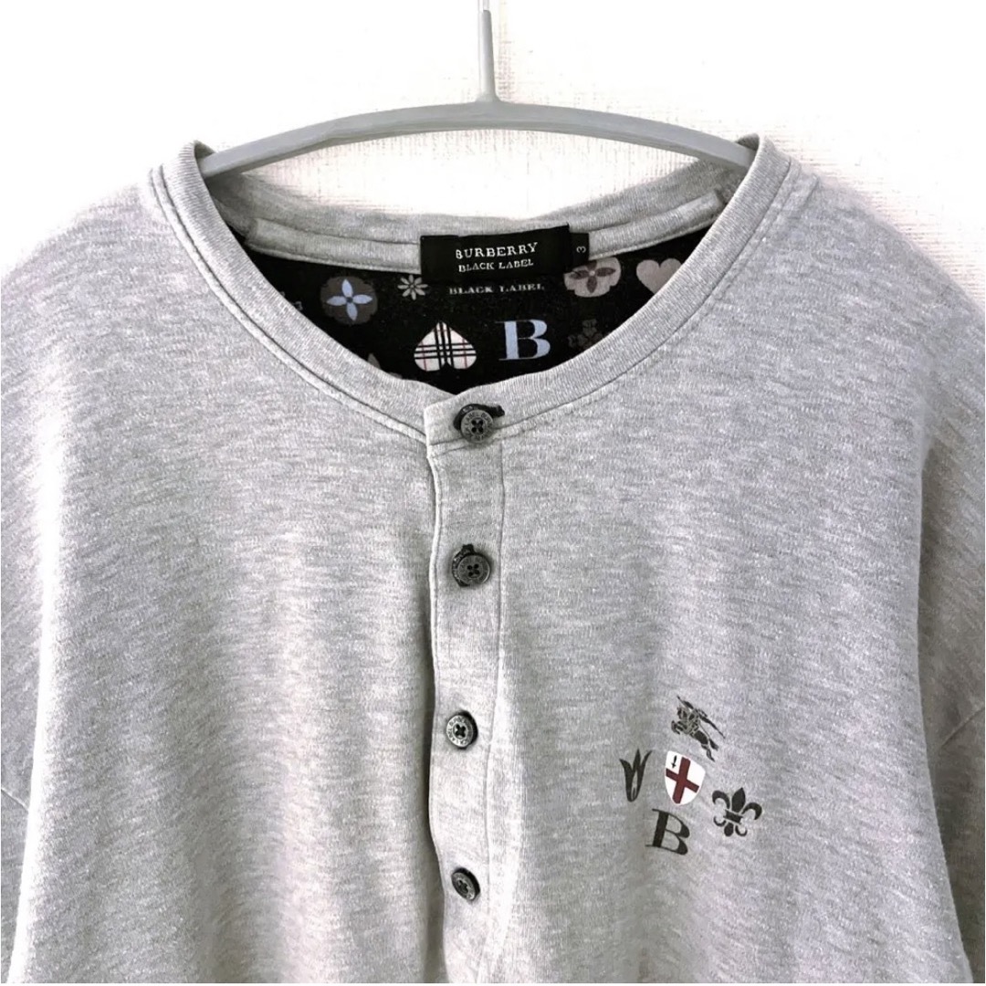 BURBERRY BLACK LABEL(バーバリーブラックレーベル)のBURBERRY BLACK LABEL 長袖シャツ　ロングスリーブTシャツ メンズのトップス(Tシャツ/カットソー(七分/長袖))の商品写真