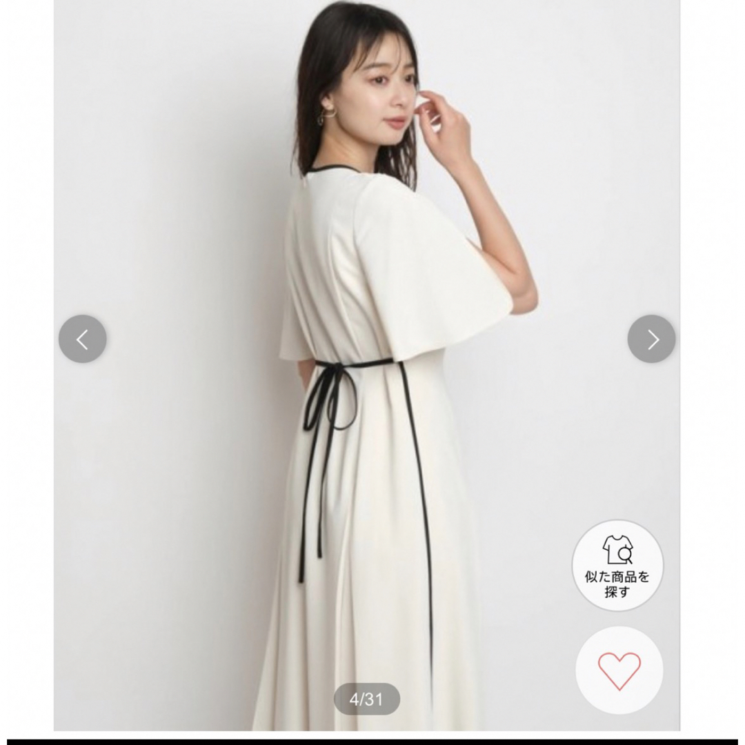 マイストラーダ♡配色パイピングフレアワンピース