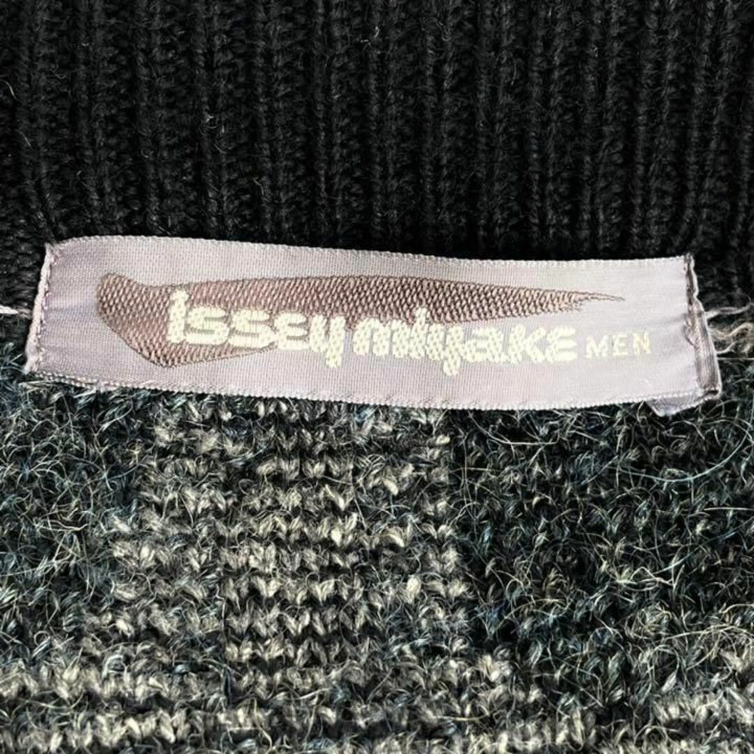 激レア『ISSEY MIYAKE MEN』筆タグ 厚手 カーディガン《80's》