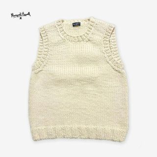 マーガレットハウエル(MARGARET HOWELL)の美品 MARGARET HOWELL✨マーガレットハウエル ウール ニットベスト(ベスト/ジレ)